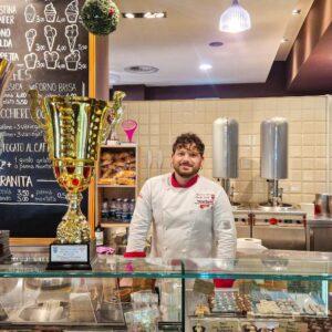 Danilo Cinelli miglior gelatiere 2024 titolare di Delizie Bolognesi