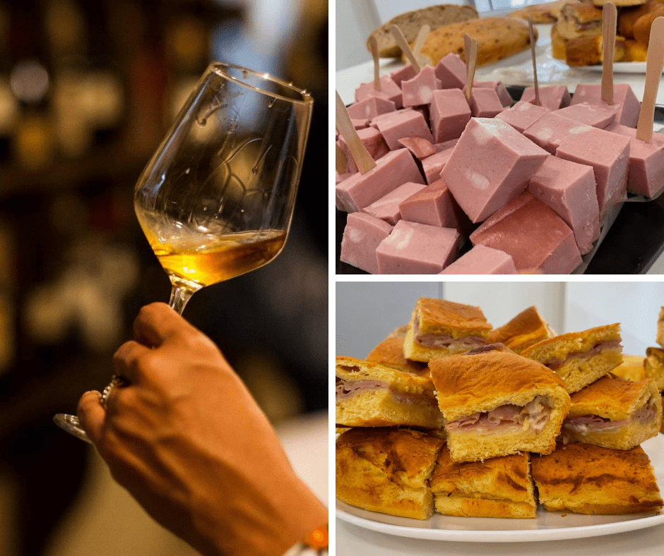 Vino e cibodella cucina bolognese